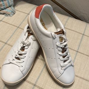 Gola White and Coral Women's Sneakers